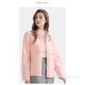 Trendy Clothing Women Casual Solid Color Windbreaker Jacket